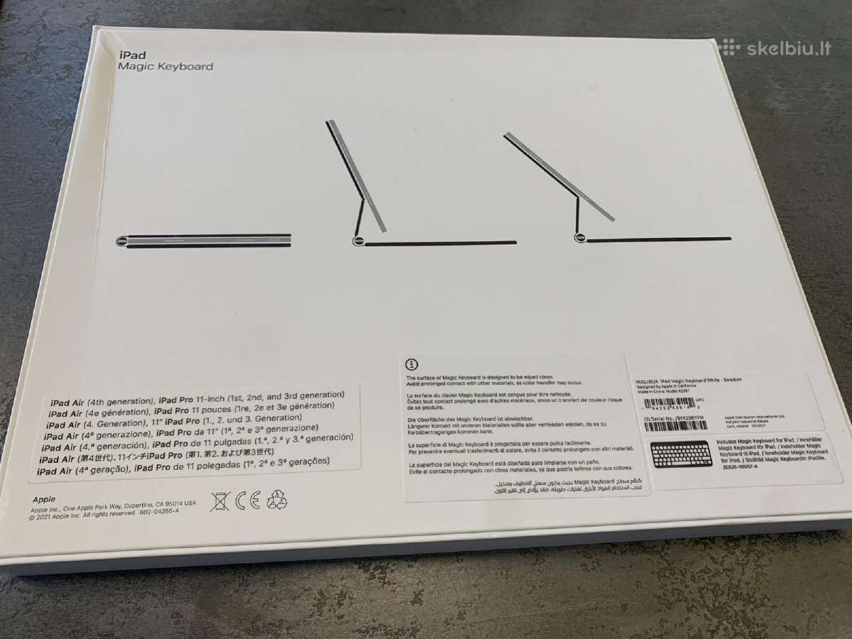 Apple iPad Magic Keyboard su touchpad - nuotraukos Nr. 4