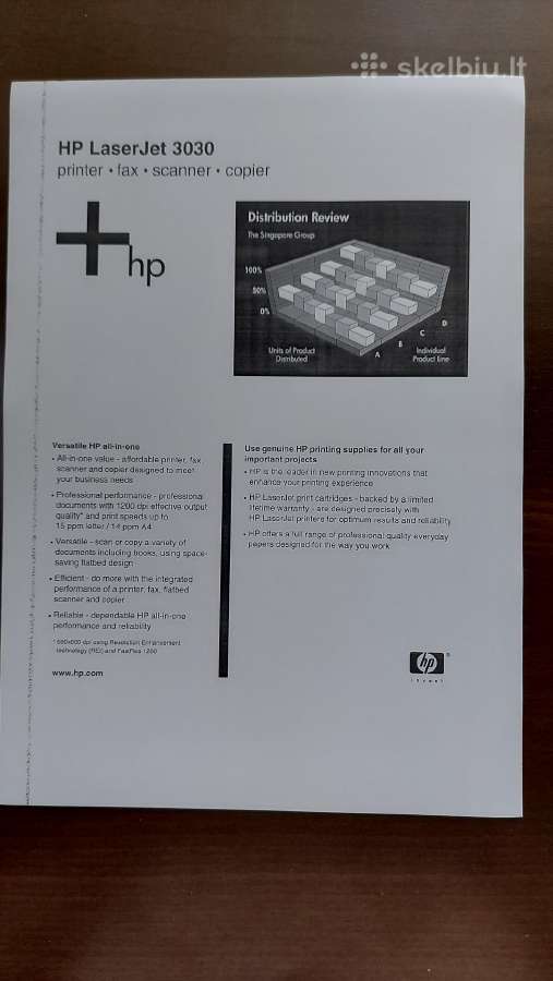 Lazerinis multifunkcinis spausdintuvas Hp Akcija - nuotraukos Nr. 4