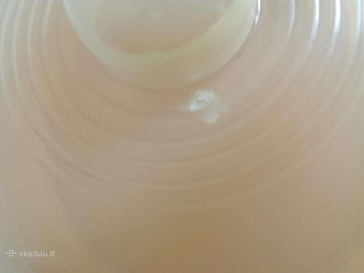 Stipraus plastiko,sena,didelė lėkštė su dangčiu - nuotraukos Nr. 12