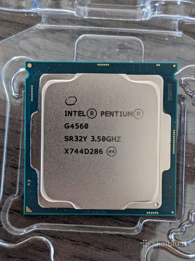 Intel Pentium G4560 Cpu (Lga 1151) + aušintuvas
