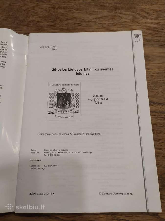 Bitininkystė, bitininkų sąjūdis 2002 - nuotraukos Nr. 2