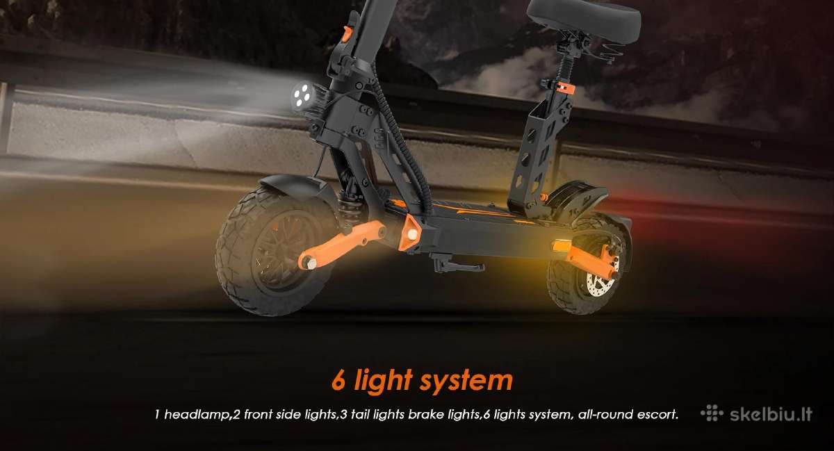 Naujas elektrinis paspirtukas Kukirin G2 Pro - nuotraukos Nr. 11
