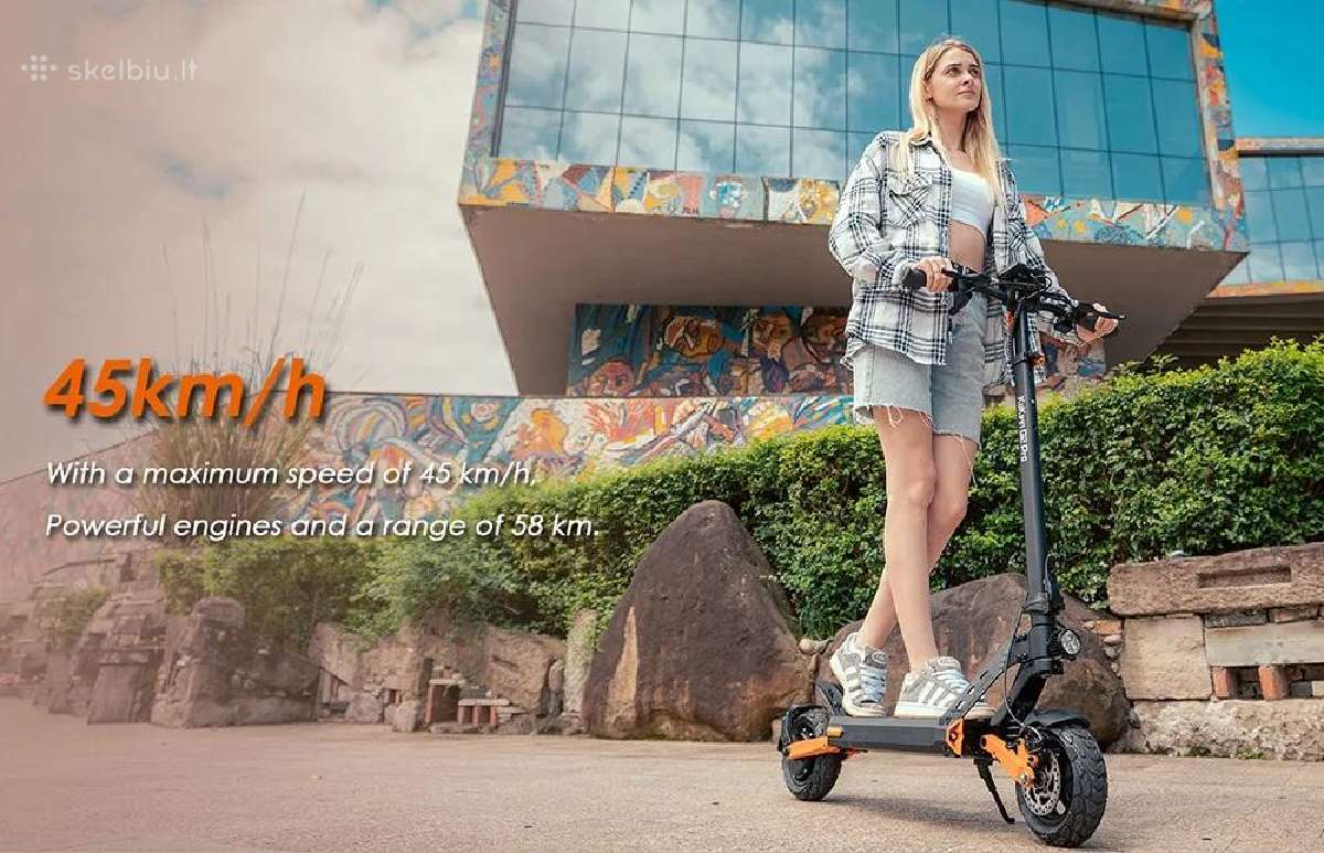 Naujas elektrinis paspirtukas Kukirin G2 Pro - nuotraukos Nr. 10