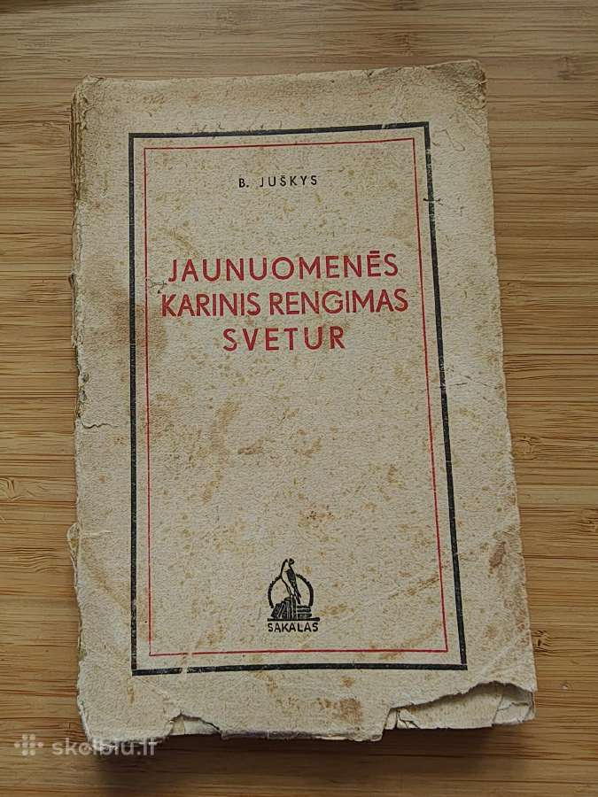 Knyga. Jaunuomenės karinis rengimas svetur 1938