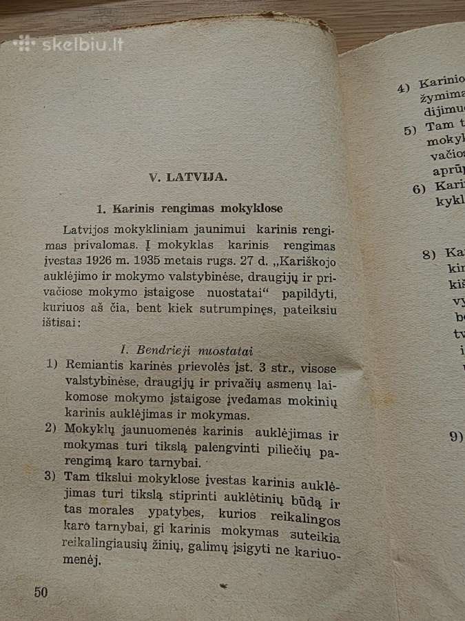 Knyga. Jaunuomenės karinis rengimas svetur 1938 - nuotraukos Nr. 6