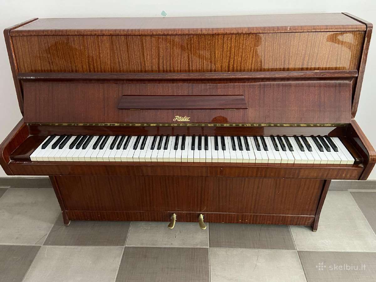 Čekiškas pianinas Rösler Vilniuje - nuotraukos Nr. 2