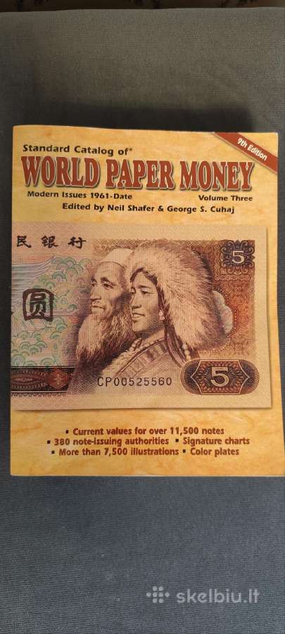 World paper money krause 1961-date katalogas
