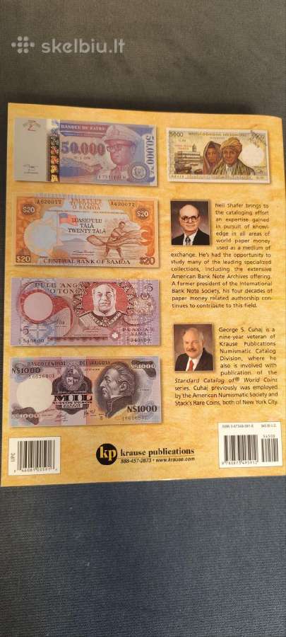 World paper money krause 1961-date katalogas - nuotraukos Nr. 3