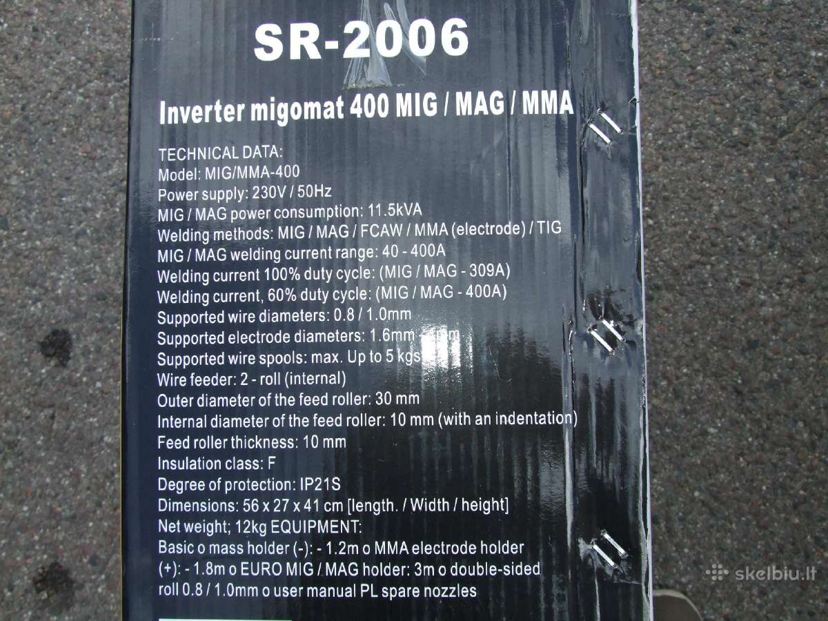 Akcija! Suvirinimo aparatai Boxer Mig / Mma 400 A - nuotraukos Nr. 2