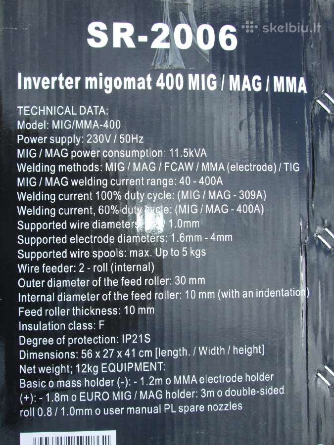 Akcija! Suvirinimo aparatai Boxer Mig / Mma 400 A - nuotraukos Nr. 4