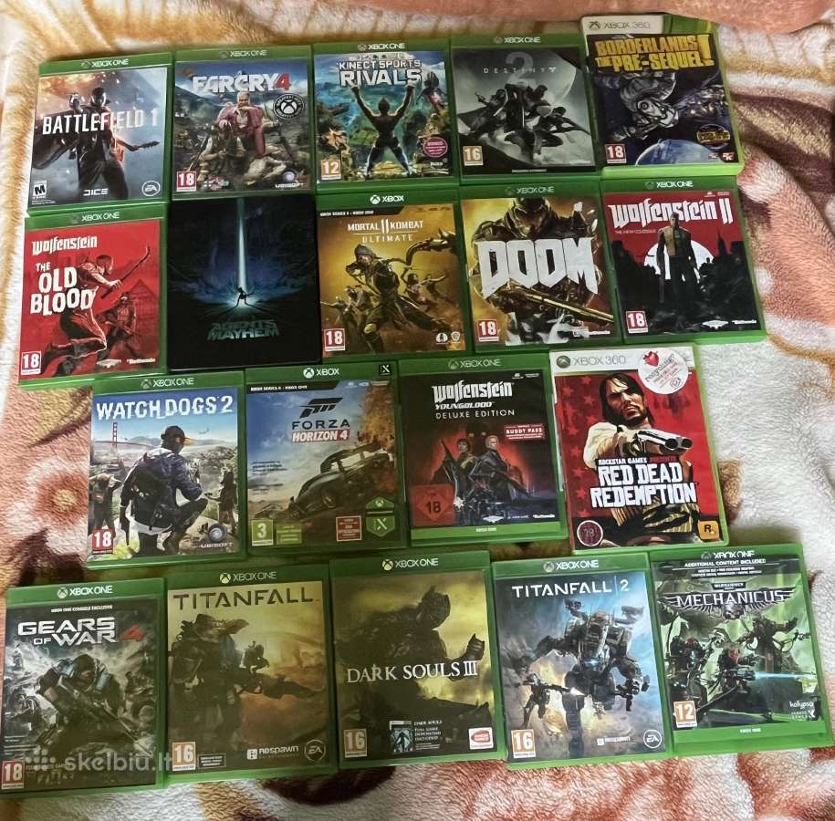 Xbox 360 ir Xbox one zaidimai
