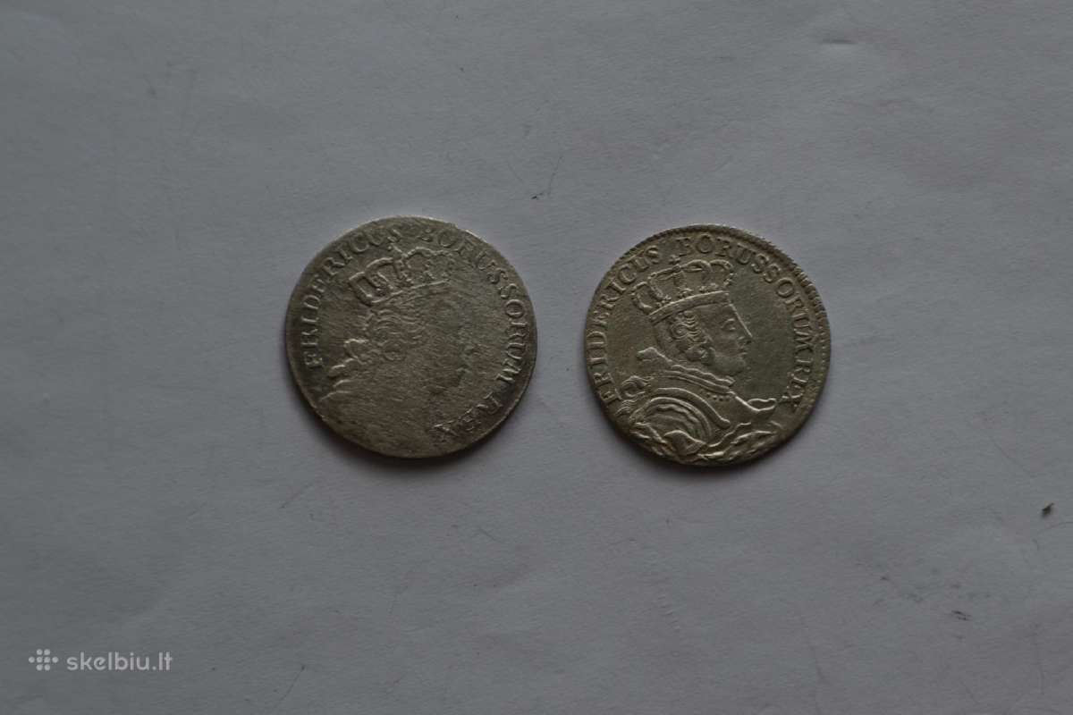 Prusija 6 grasiai1777,karaliaucius 6 grasiai 1757m - nuotraukos Nr. 2