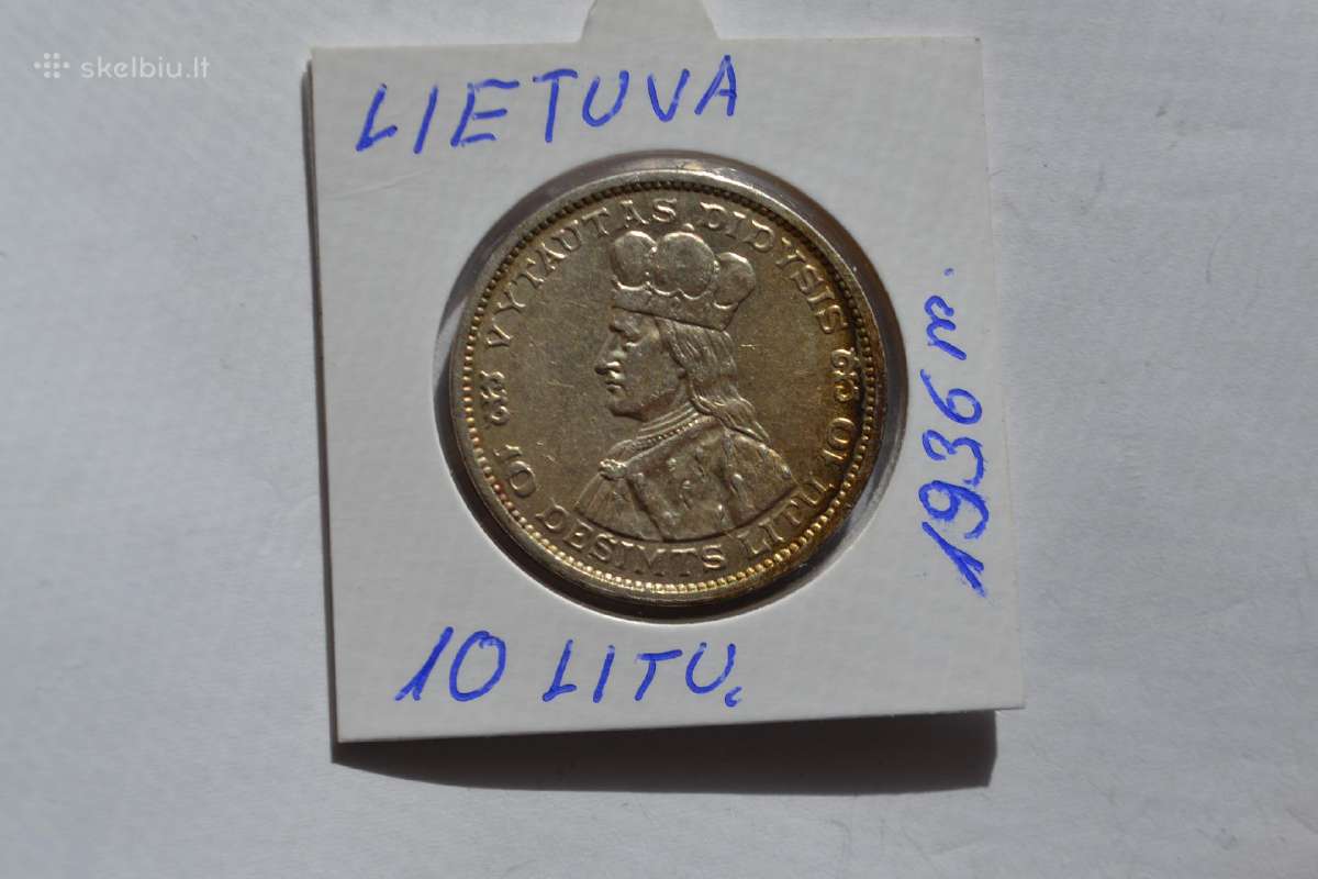 10 Litu Vytautas 1936 m.grazi - nuotraukos Nr. 2