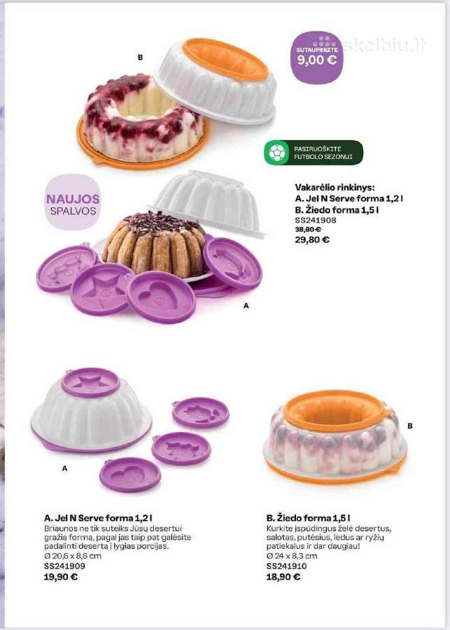 Tupperware indų likučiai