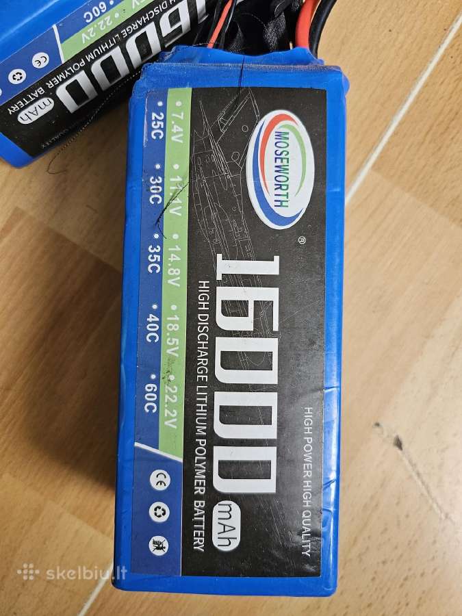 Lipo 6s 22.2v 16000mah - nuotraukos Nr. 2