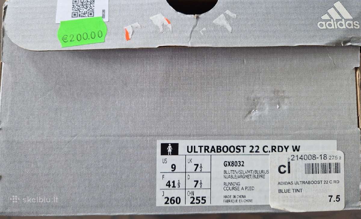Adidas Ultraboost 22 41 dydis, 26 cm - nuotraukos Nr. 6
