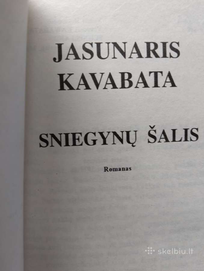 Yasunari Kawabata-sniegynų šalis - nuotraukos Nr. 2