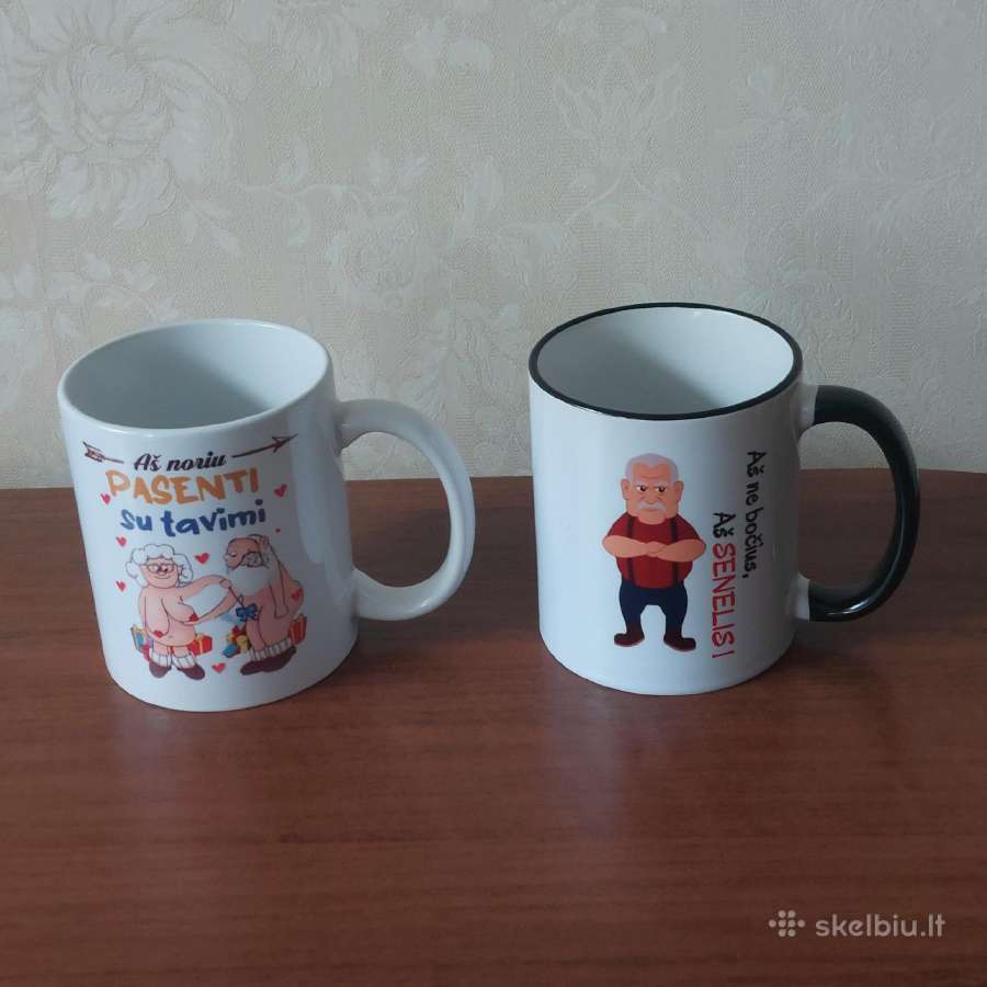 Parduodu lietuviškus puodukus