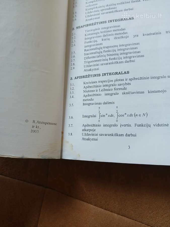 Integralai ir diferencialinės lygtys - nuotraukos Nr. 2