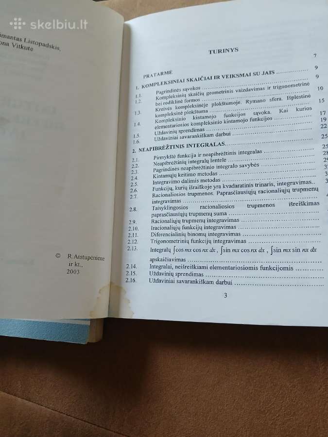 Integralai ir diferencialinės lygtys - nuotraukos Nr. 3