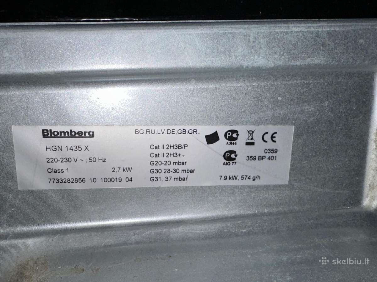 Bloomberg viryklė hgn 1435x - nuotraukos Nr. 4