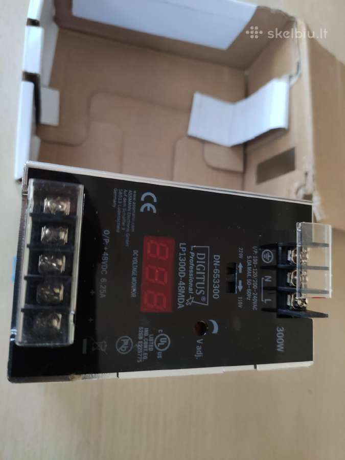 48v maitinimo saltinis 300w su ekraneliu - nuotraukos Nr. 4