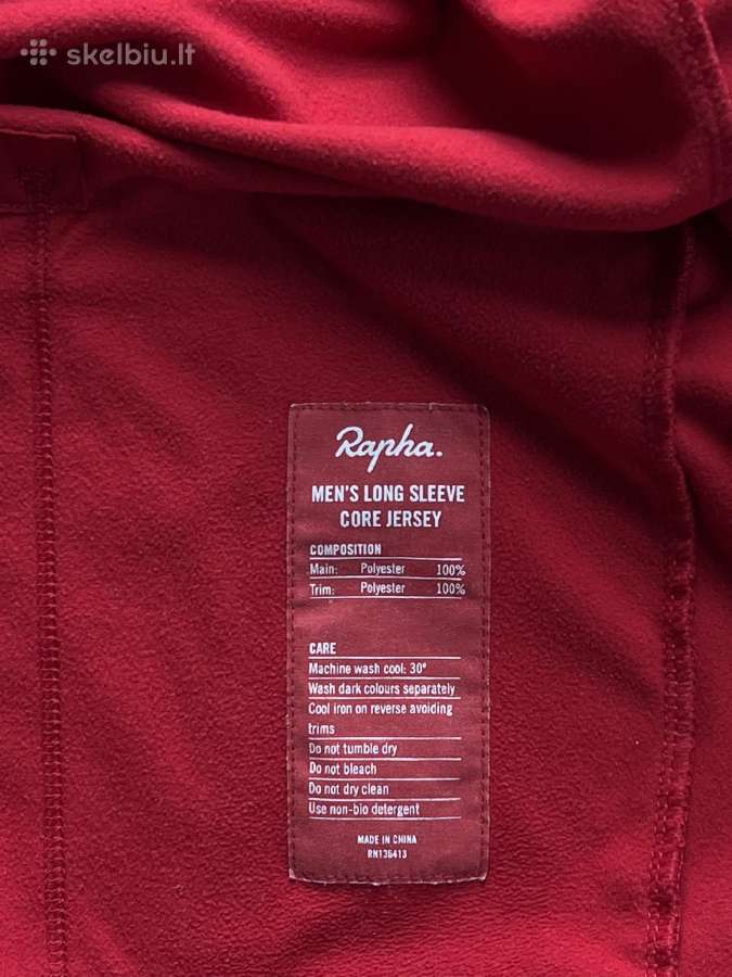 Rapha Core longsleeve jersey švarkelis M dydis - nuotraukos Nr. 3