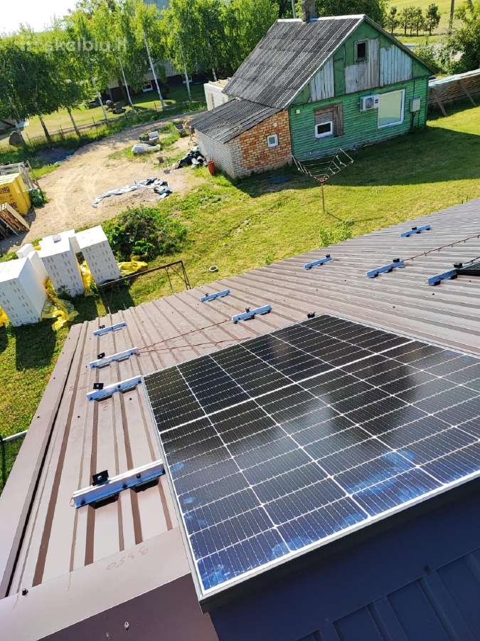 Saulės elektrinės komplektas su montavimu 4000eur - nuotraukos Nr. 7