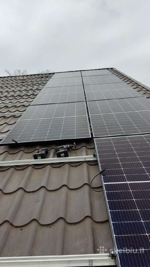 Saulės elektrinės komplektas su montavimu 4000eur - nuotraukos Nr. 8