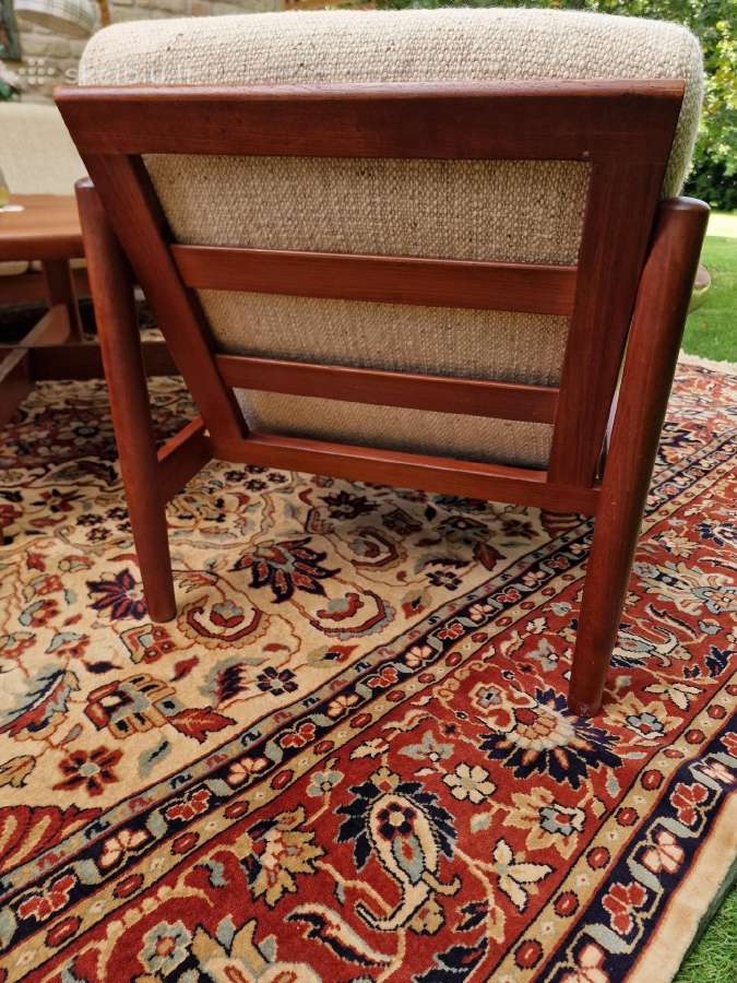 Vintažinė mid century tikmedžio sofa ,foteliai - nuotraukos Nr. 33