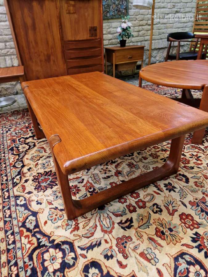 Vintažinis mid century autorinis tiko kavos stalas