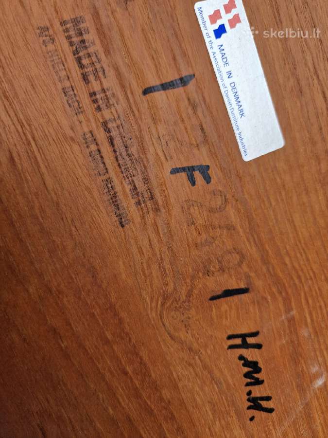 Vintažinis mid century autorinis tiko kavos stalas - nuotraukos Nr. 14
