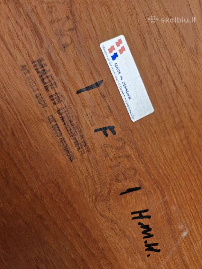 Vintažinis mid century autorinis tiko kavos stalas - nuotraukos Nr. 16