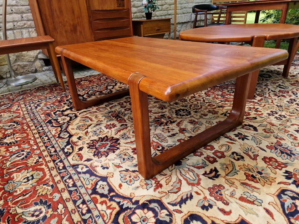 Vintažinis mid century autorinis tiko kavos stalas - nuotraukos Nr. 20