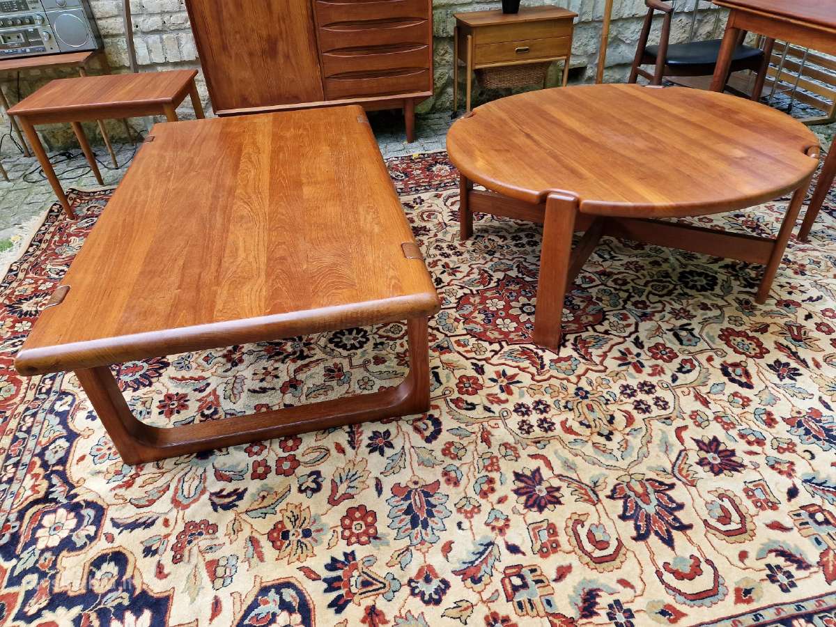 Vintažinis mid century autorinis tiko kavos stalas - nuotraukos Nr. 21