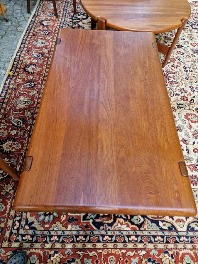 Vintažinis mid century autorinis tiko kavos stalas - nuotraukos Nr. 30
