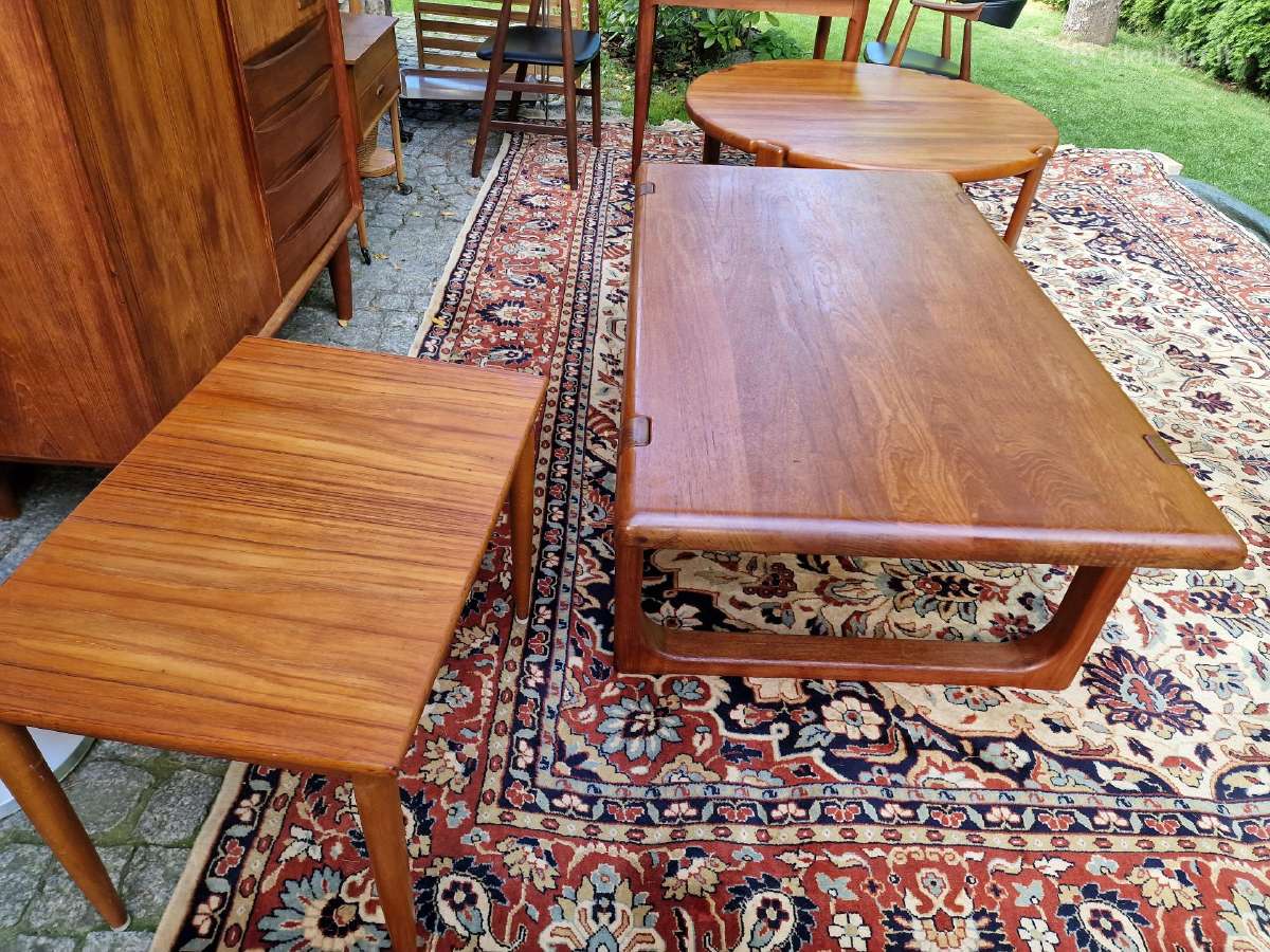 Vintažinis mid century autorinis tiko kavos stalas - nuotraukos Nr. 32