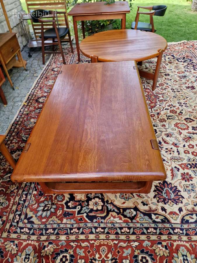 Vintažinis mid century autorinis tiko kavos stalas - nuotraukos Nr. 36