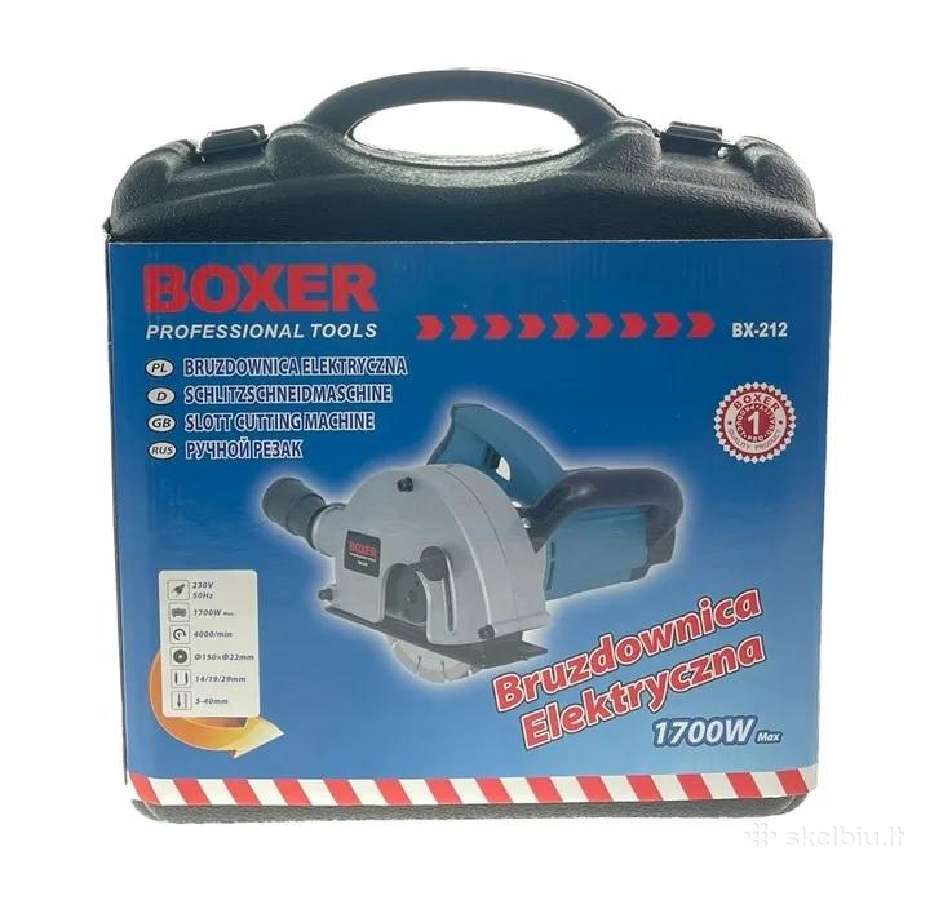 Nauja Boxer vagapjovė 150mm diskeliai 2300w - nuotraukos Nr. 3