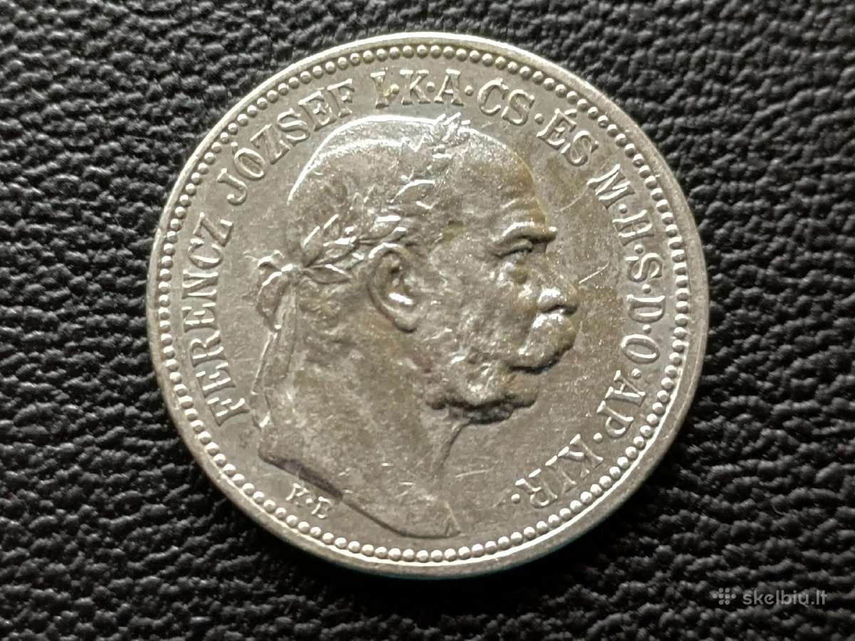 (264) 1 krona 1915m. Austrija-vengrija sidabras - nuotraukos Nr. 2