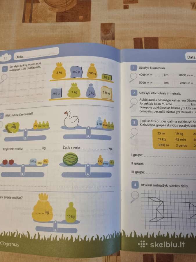 Matematika pratybų sąsiuvinis 3 kl - nuotraukos Nr. 3