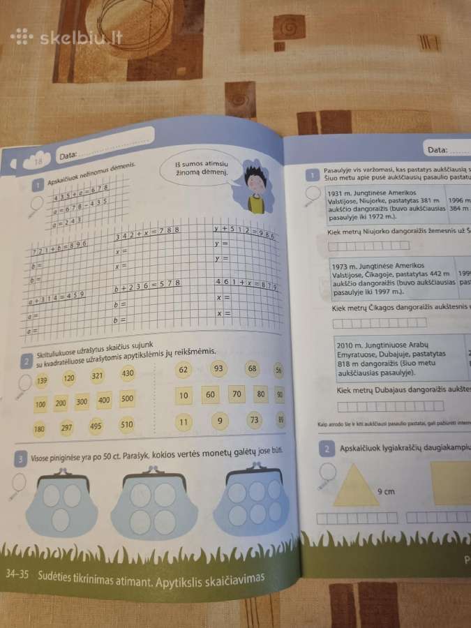 Matematika pratybų sąsiuvinis 3 kl - nuotraukos Nr. 4