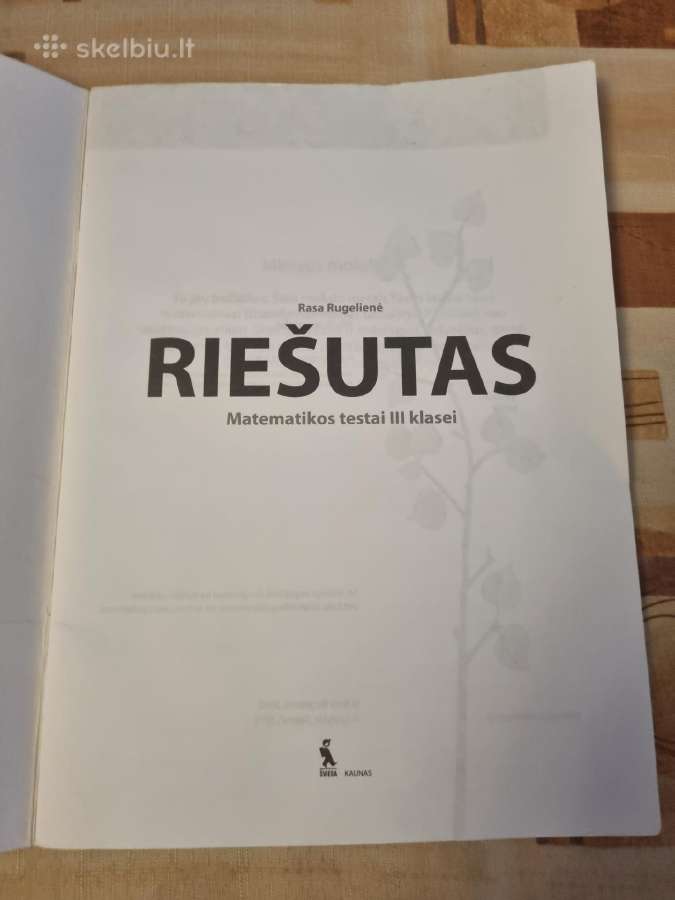 Riešutas matematikos testai 3 kl - nuotraukos Nr. 2