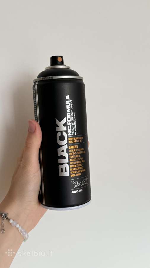Aerozoliniai matiniai dažai Montana Black 400ml - nuotraukos Nr. 7