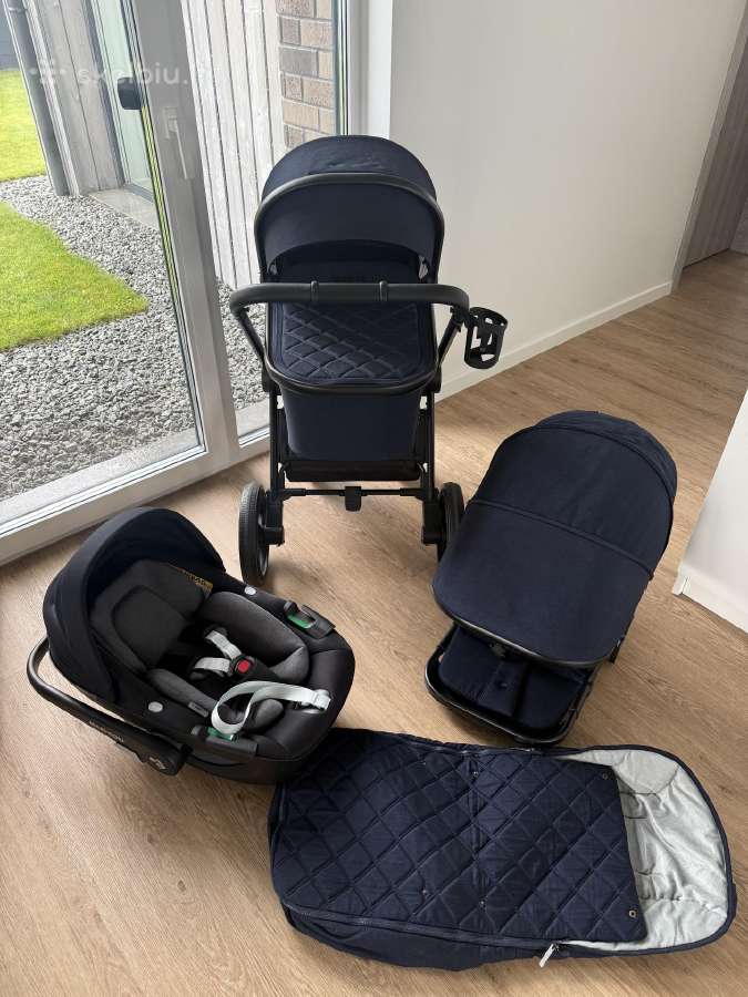Vežimėlis 3 in 1 Venicci Tinum 2.0 Sapphire
