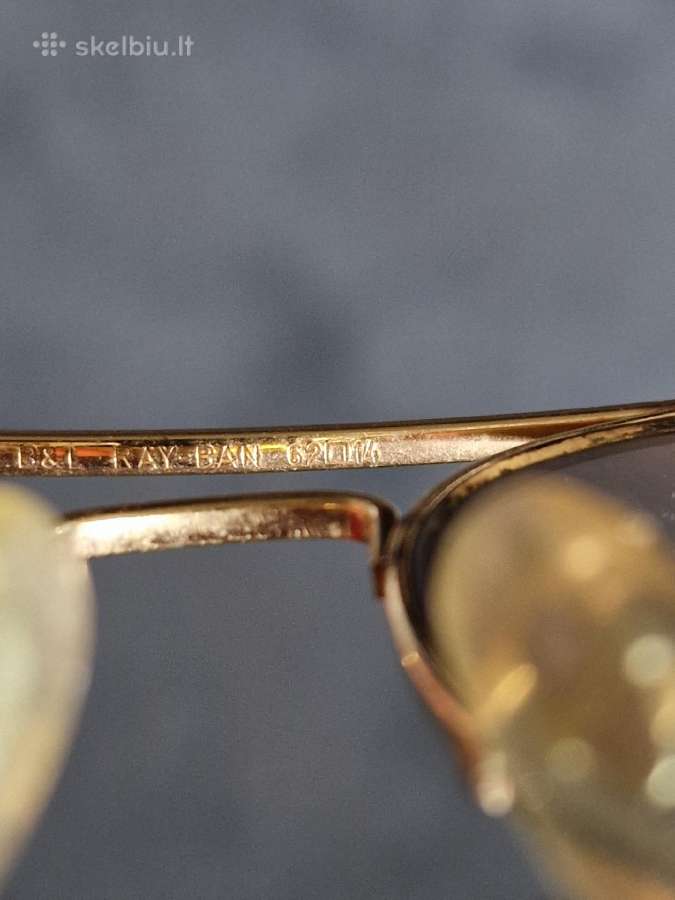 Vintage Ray-ban Aviator B&l 62mm su dėklu - nuotraukos Nr. 12