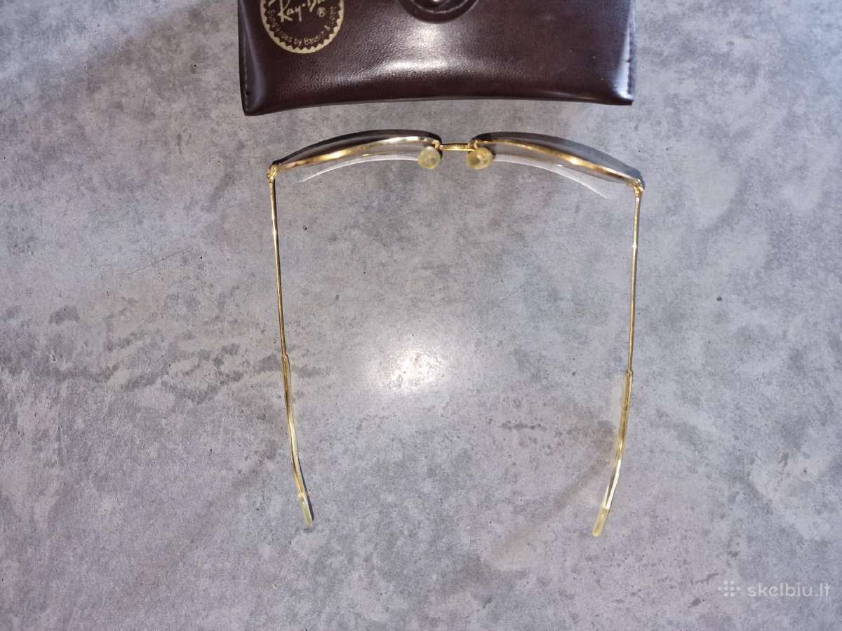 Vintage Ray-ban Aviator B&l 62mm su dėklu - nuotraukos Nr. 4