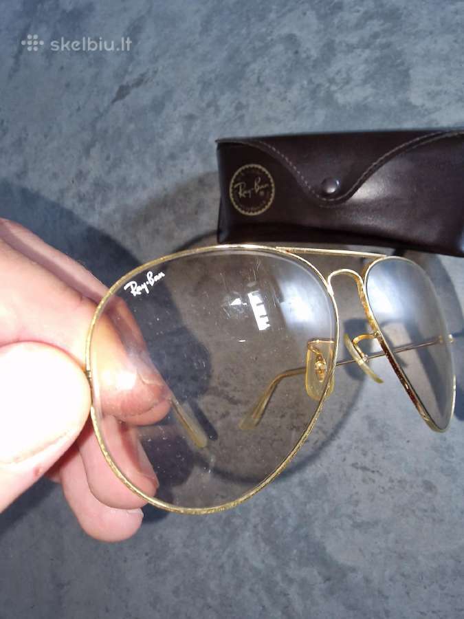 Vintage Ray-ban Aviator B&l 62mm su dėklu - nuotraukos Nr. 5