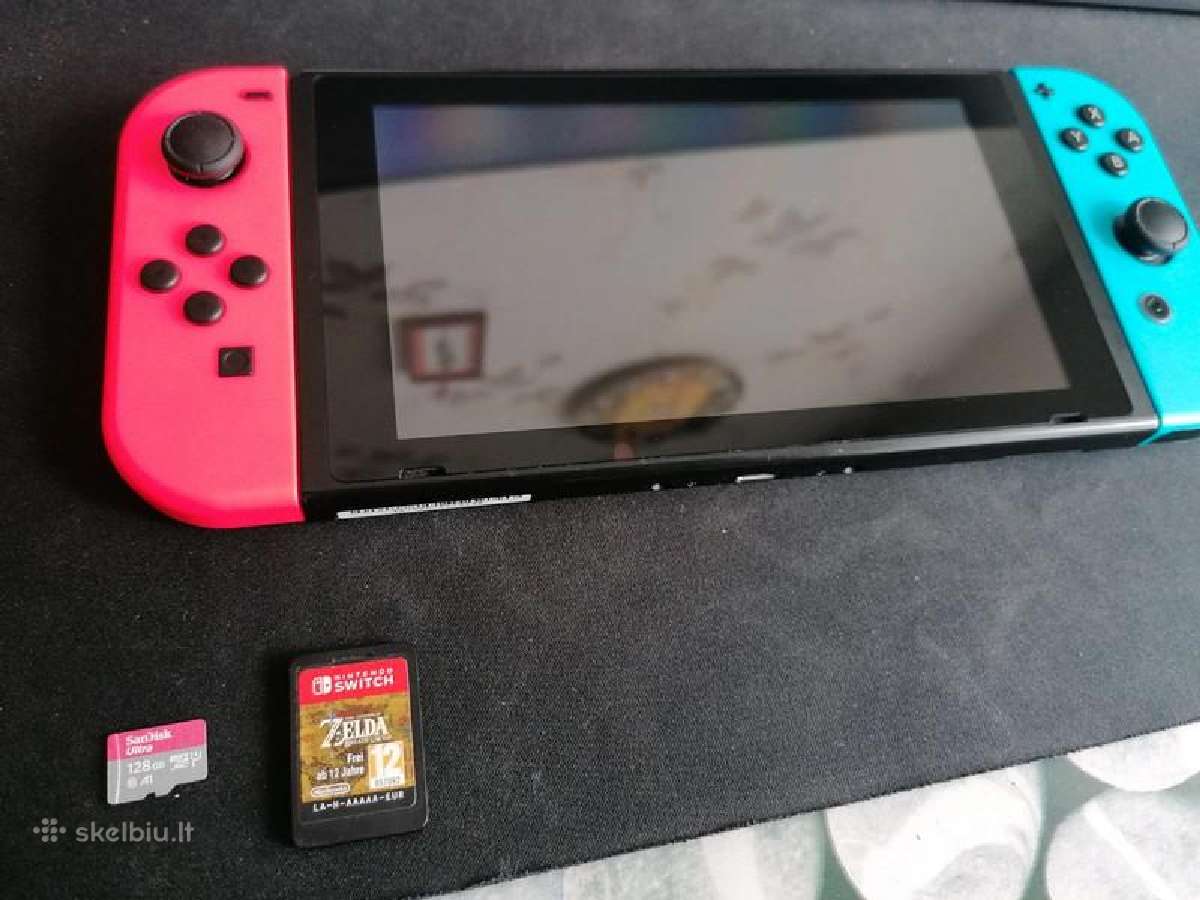 Nintendo Switch - [美品] Nintendo Switch Žaidimų konsolė Nintendo Switch OLED, Bluetooth / Wi-Fi, 64