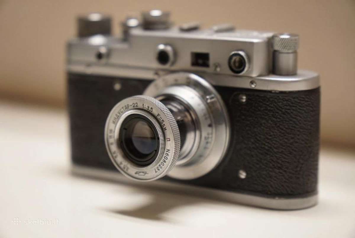 Fotoaparatas „zorki“ su originaliu dėklu - nuotraukos Nr. 3
